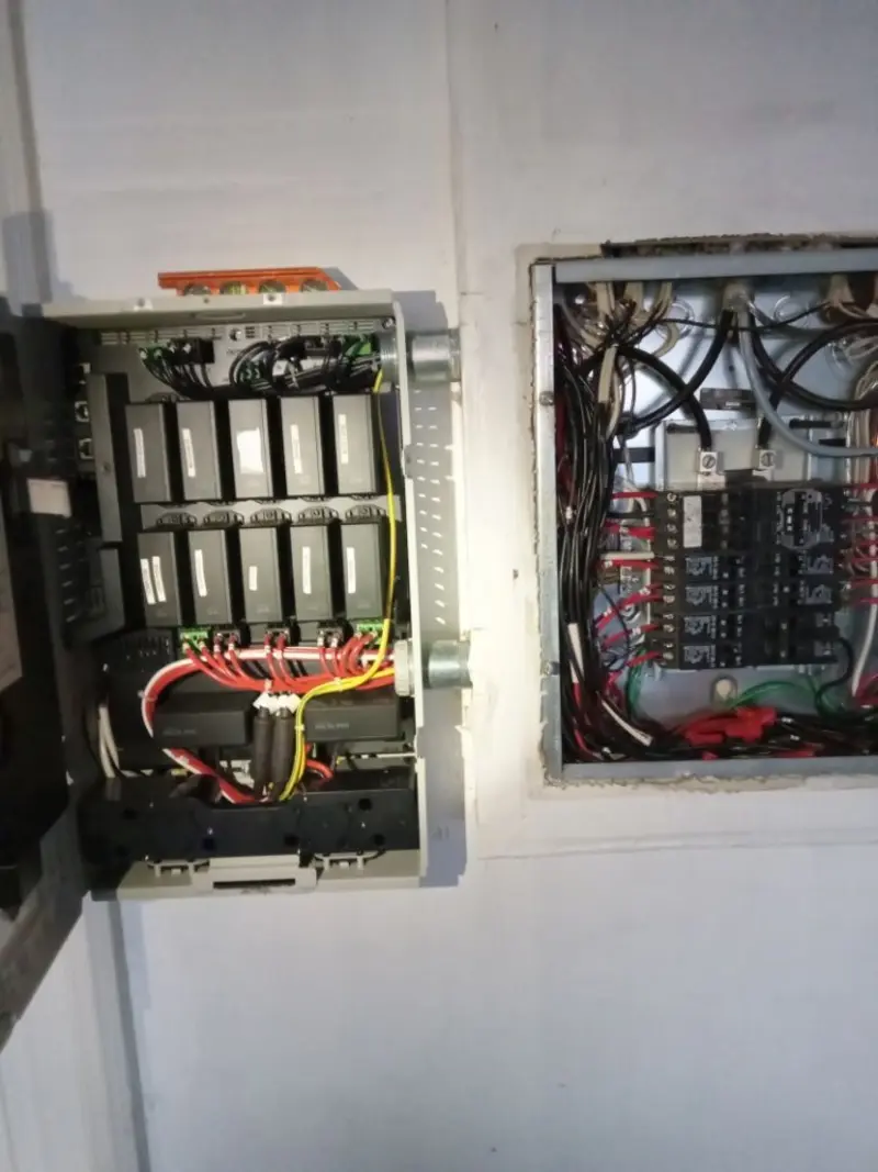 Electrical panel upgrade completed for Security Camera Wiring in Mount Plymouth